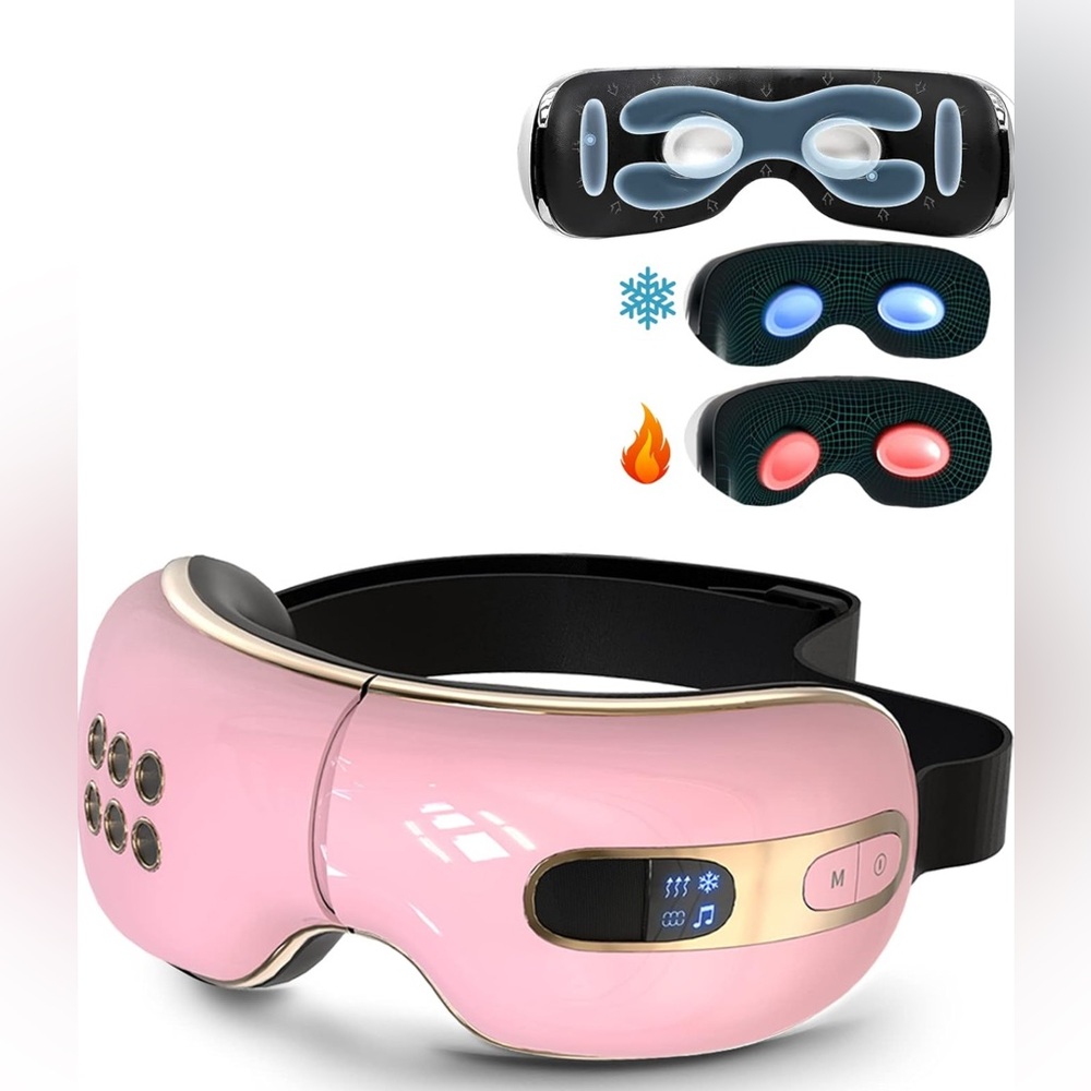 Cooling and Heating Pink Eye Massager with vibration